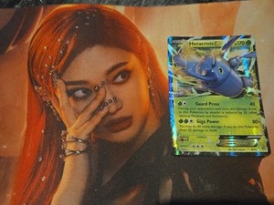 Pokémon Heracross EX 4/111 X&Y Furious Fists Palyed Half Art