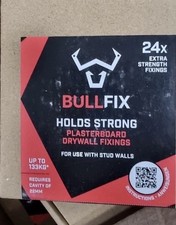 Bullfix Extra Plasterboard Fixings Heavy Duty 24 Pack, Drywall 24 Pack 
