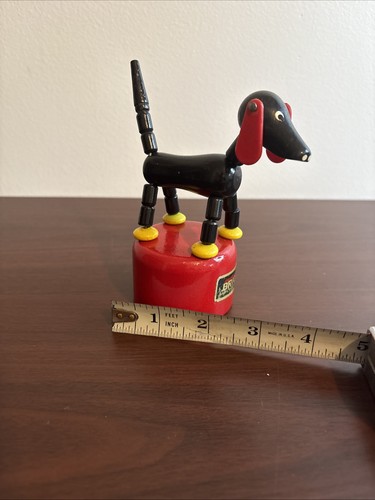 BRIO - Made In Sweden ~ 1960s Push-Up / Collapse Wooden Toy ~ Dachshund - Picture 8 of 8