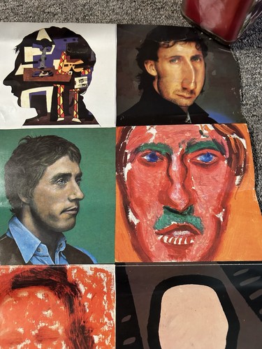 Vintage The Who Poster Very Rare 23x23” - Picture 3 of 7
