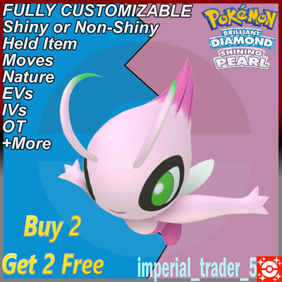 Pokemon Brilliant Diamond & Shining Pearl   Shiny Celebi   6IV Customizable