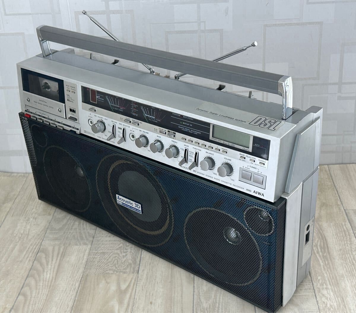 AIWA CS-J88 TURBOSONIC FM/AM Stereo Radio Cassette Recorder Japan