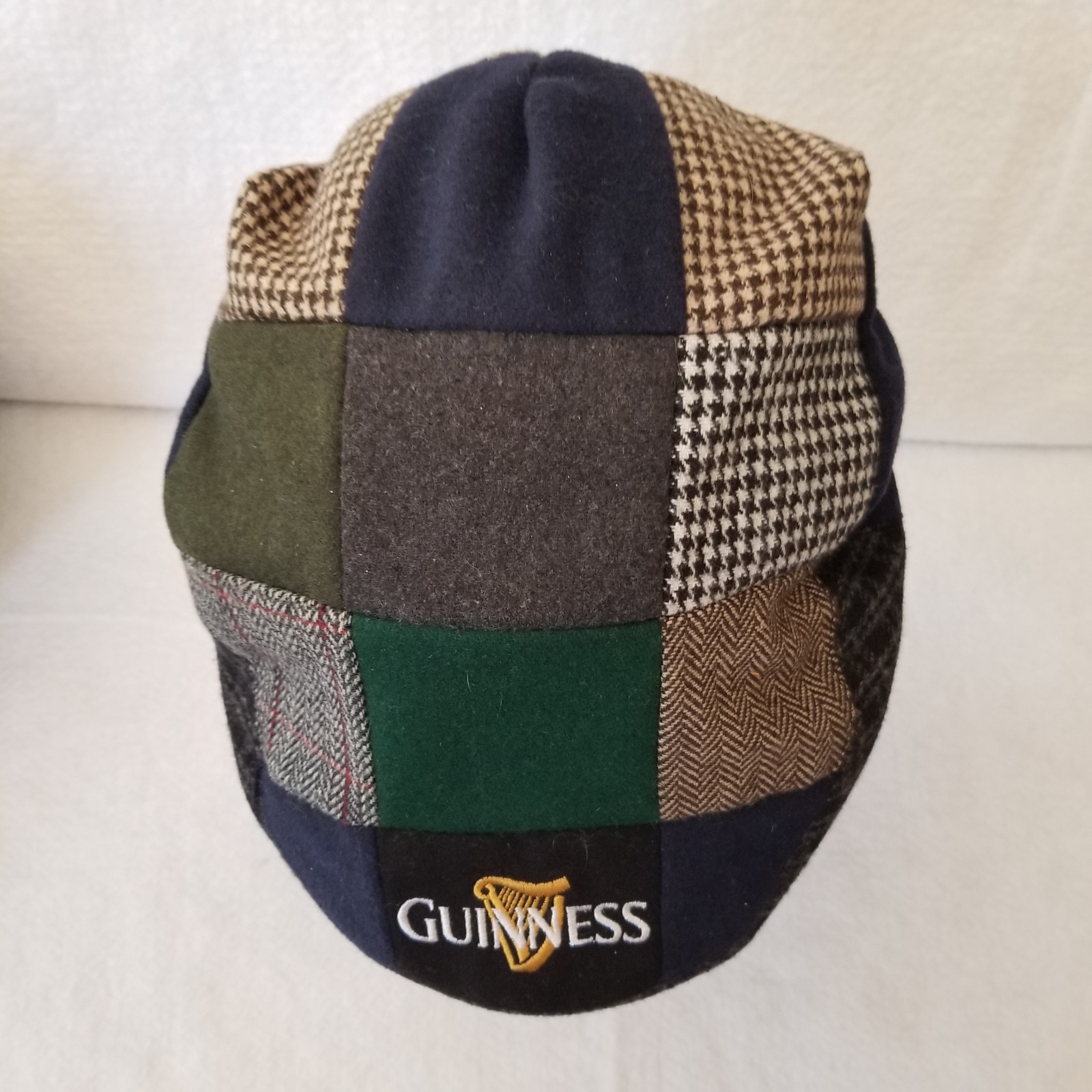 Guinness Patchwork Flat Cap Snap Brim Newsboy Hat… - image 2