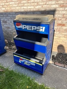 Vintage 2000s Pepsi Display Cooler
