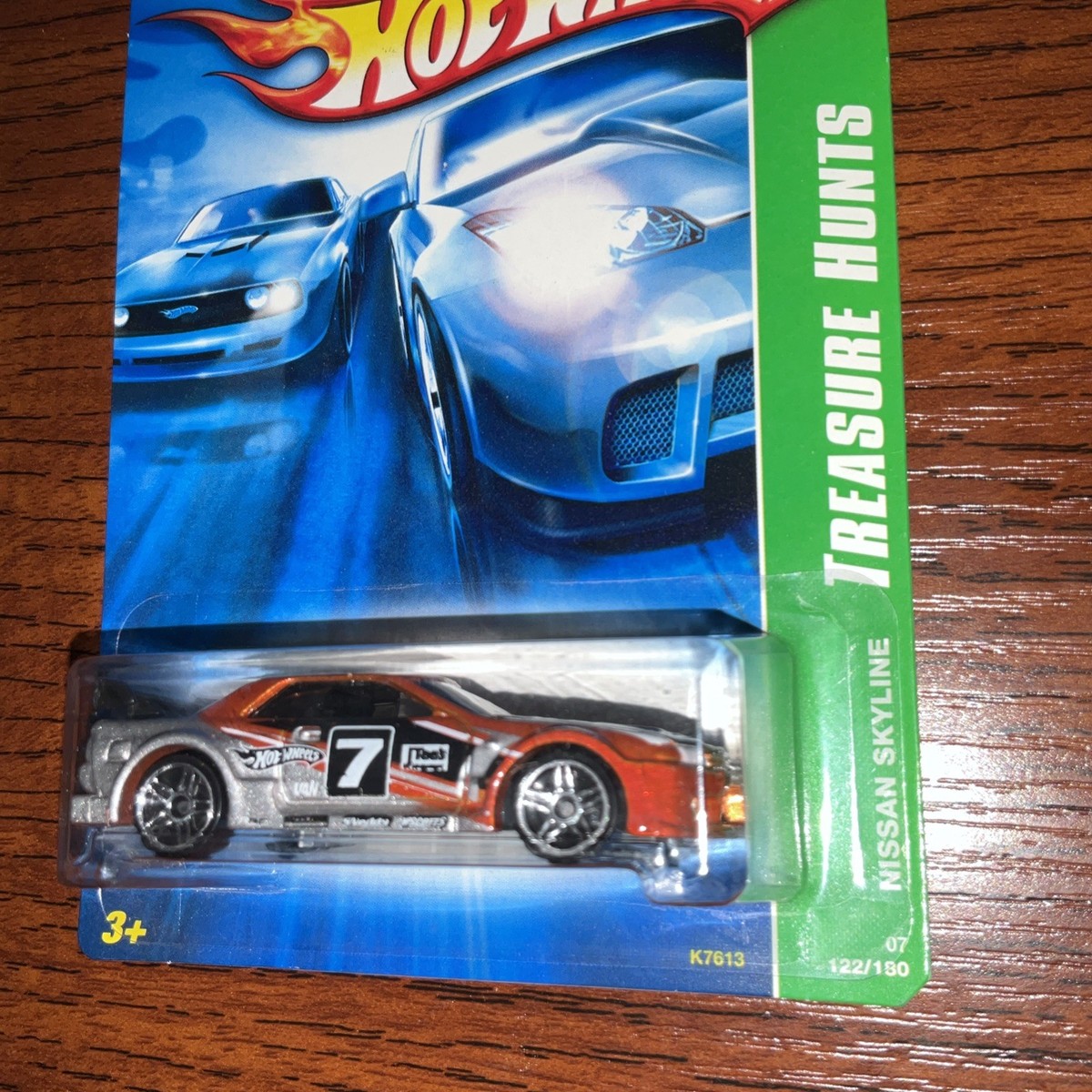 2007 Hot Wheels Treasure Hunt Nissan Skyline Car Mattel K7613 NEW