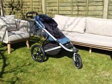 Thule Urban Glide 2 Pushchair w/Bassinet - Blue