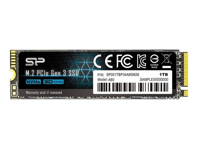 SILICON POWER P34A60 SSD 1 TB internal M.2 2280 PCIe SP001TBP34A60M28