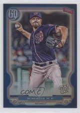 2020 Topps Gypsy Queen Box Topper Chrome Indigo Refractor /150 Max Scherzer 04br