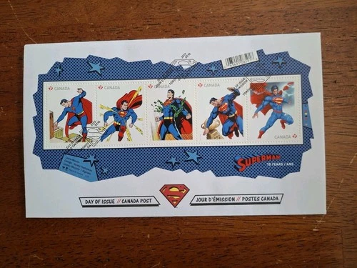 Canada #2677, Superman, 75th anniversary, S/S Official First Day Cover, FDC 2013