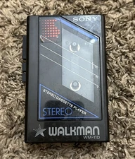 1985 Sony Walkman WM-11D Stereo Portable Cassette Player Powers On No Spin
