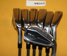Taylormade Qi 5-AW Irons KBS Max MT Stiff Steel 7 Club Golf Set V8317