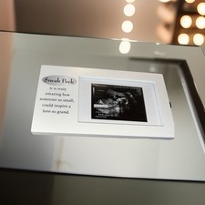 Malden Sneak Peek Sonogram Plaque - 4x6