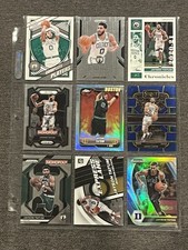 (9) Different JAYSON TATUM Basketball Card Lot Boston Celtics Duke W/ Refractor