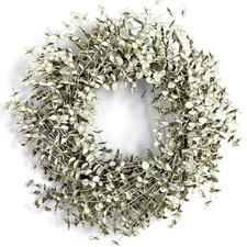 26 Inch Fall Wreath for Front Door Large Eucalyptus Wreaths with Mini Green