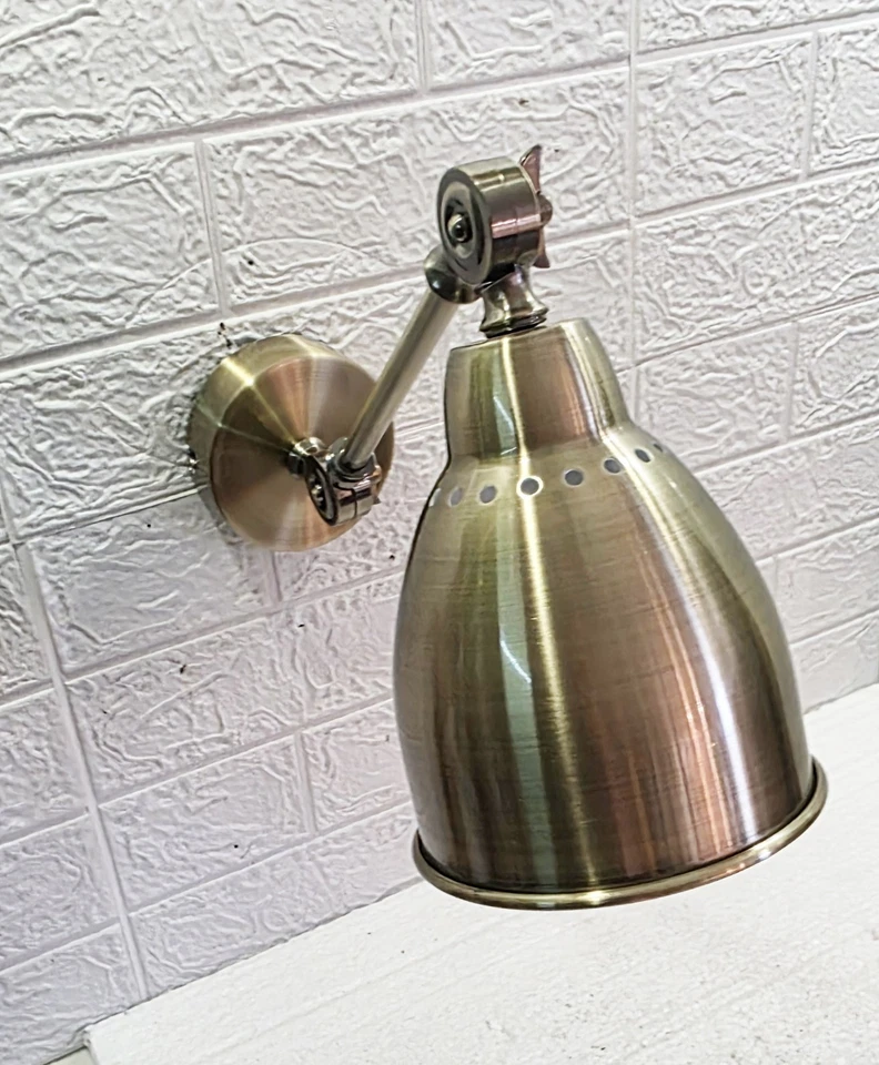 Lampada Applique Idea Lux Newton ap1 orientabile brunito - Immagine 2 di 4