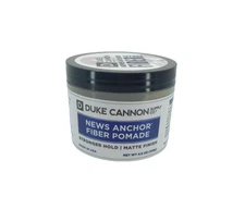 Duke Cannon News Anchor Fiber Hair Pomade 4.6 oz Stronger Hold New