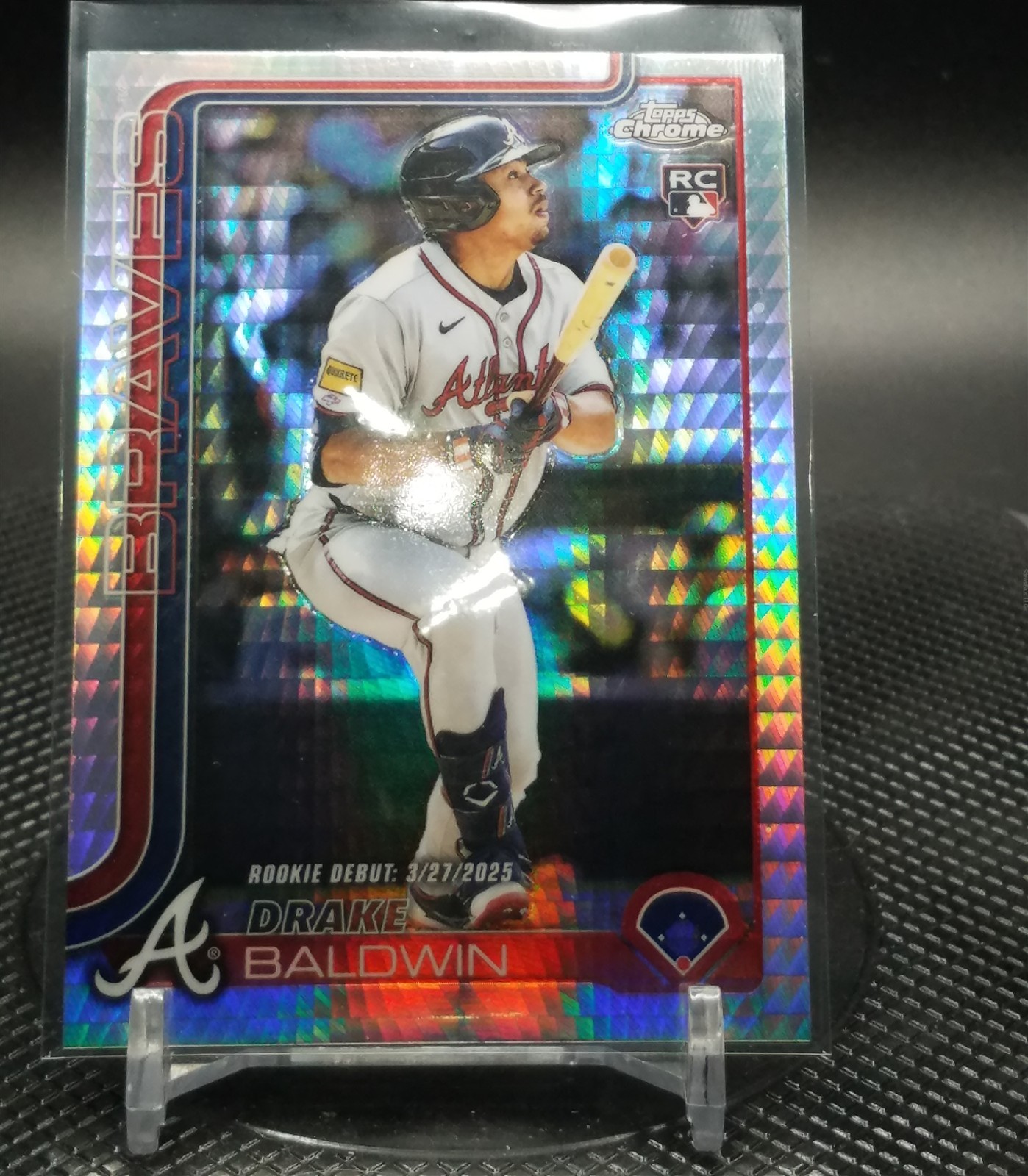 2025 Topps Update Chrome Drake Baldwin Prism USC88 Braves RC