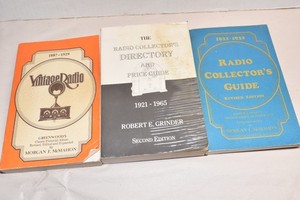 lot of 3 vintage RADIO books by McMahon and Grinder