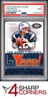 2002 FLEER BOX SCORE YARD MARKERS #1 TOM BRADY PATRIOTS PSA 9