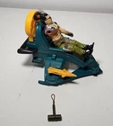Vintage GI Joe Zanzibar & Air Skiff NOT Complete 1987 Dreadnok Figure Vehicle