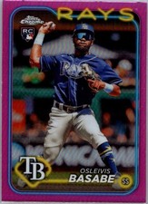 2024 Topps Chrome #41 Osleivis Basabe Pink Refractors