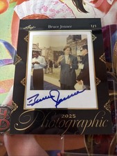 Bruce Jenner Leaf Photographic 1/1 Autographed Poloroid Caitlyn Jenner Olympian