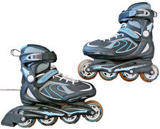 ROLLERBLADE PRO 80 INLINE HOCKEY ROLLER SKATES ABEC 5 WOMEN'S SIZE 7 EXCELLENT 
