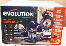 Evolution R255SMS / (10") TCT Blade Sliding Compound Mitre Saw 240volt