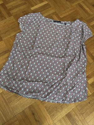 ZERO Shirt Kurzarm Muster Gr. M
