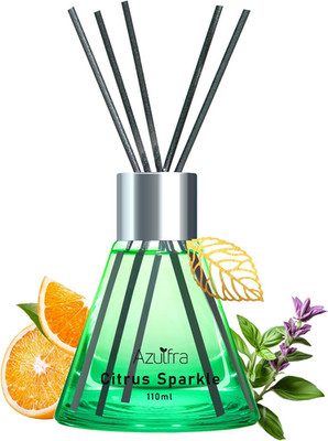 Reed Diffuser Set for Home, Citrus Scented Diffuser with 6 Diffuser Sticks, Home