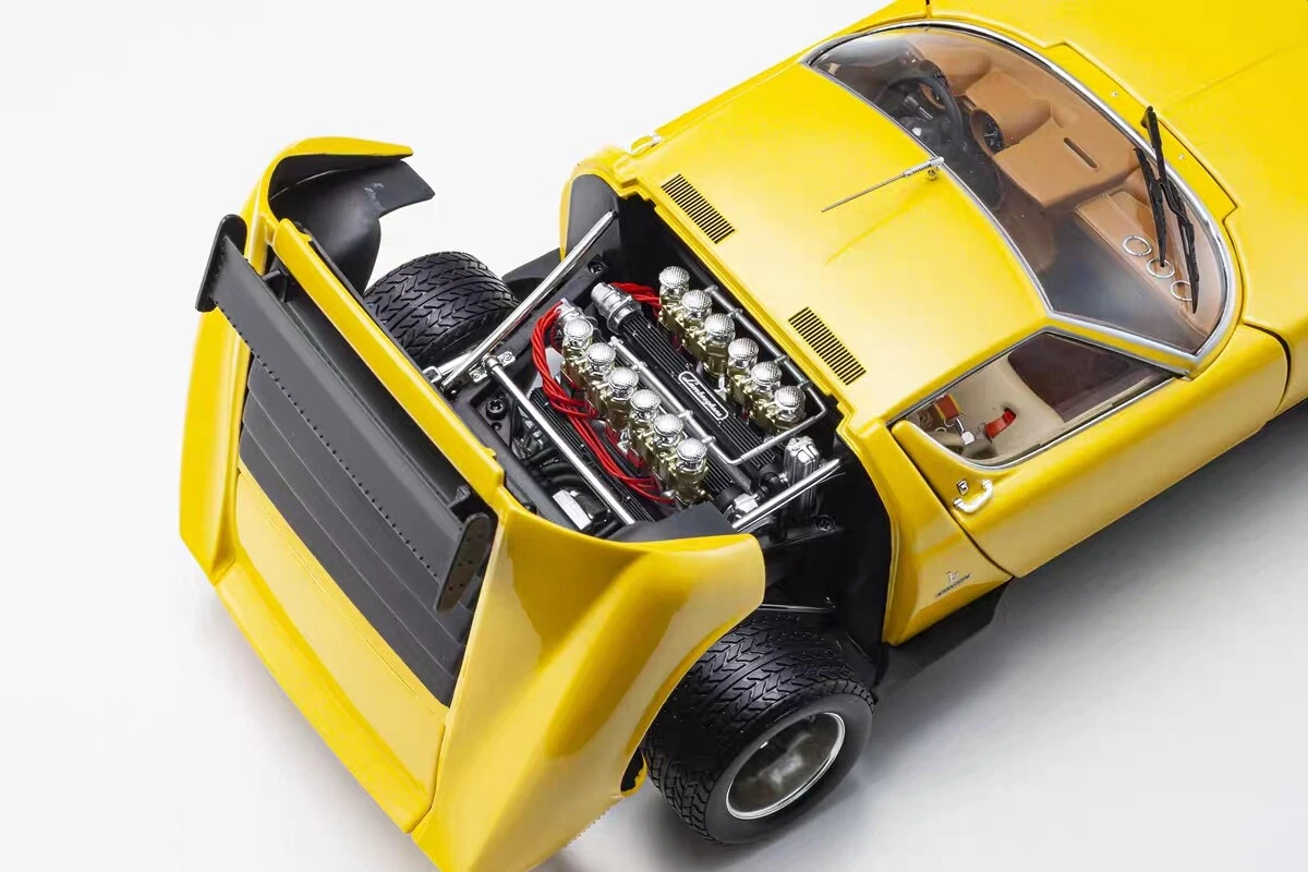 Kyosho 1/18 Lamborghini Miura SVR Diecast Model Car Toys Gifts