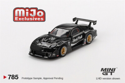 MINI GT 1:64 RX-7 LB-Super Silhouette Liberty Walk Black Model Car