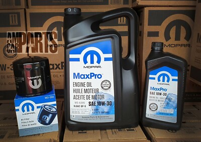 Mopar 10W-30 Motoröl 6L + Filter MO-090 Chrysler Dodge Jeep