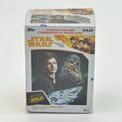 2018 Topps SOLO: A Star Wars Story EXCLUSIVE Sealed Blaster Box-PATCH! 