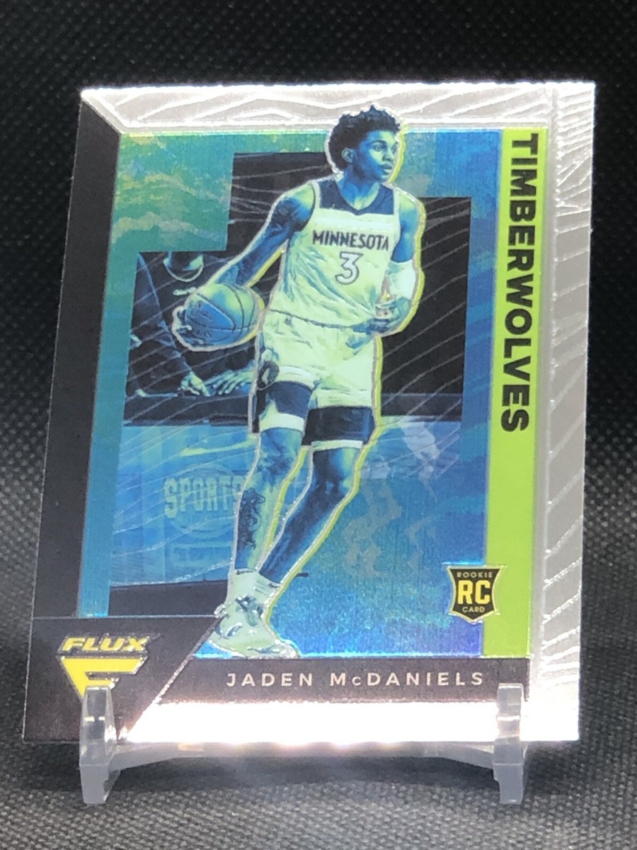 2020-21 Panini Flux Jaden McDaniels RC, Rookie Card, Minnesota