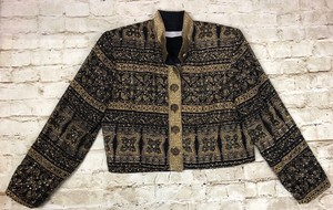 gold evening jacket ladies