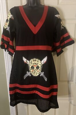 Friday The 13th Dress M Jason Voorhees Jersey Dress Medium Multicolored | eBay Friday The 13th Dress M Jason Voorhees Jersey Dress Medium Multicolored | eBay