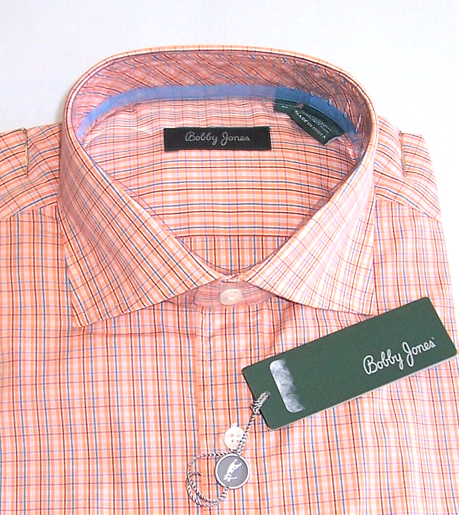 bobby jones dress shirts Bobby jones casual dress shirt M long sleeve check nwt $150