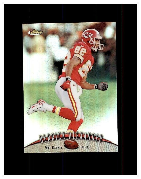 Derrick Alexander 1998 Finest Refractor Parallel #159 NFL KC Chiefs
