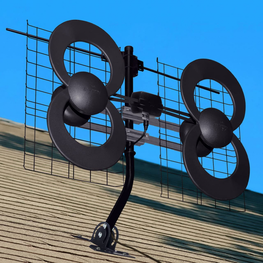 Antennas Direct ClearStream 4V TV Antenna, 70+ Mile Range, UHF/Vhf