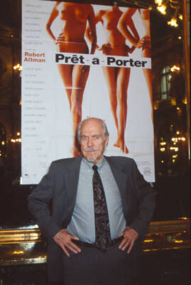 Robert Altman Attends The Press Conference Of ''Pret A Porter'' On F- Old Photo