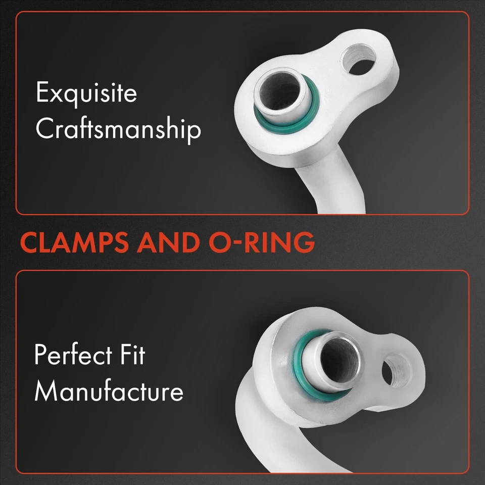 Línea de succión de manguera de refrigerante de aire acondicionado para Volvo S60 2006-2009 V70 2002-2007 XC70 Foto 3 de 4