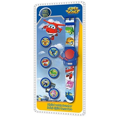Disney   super Wings Digitaluhr Launcher mit 6 Scheiben, wi17001