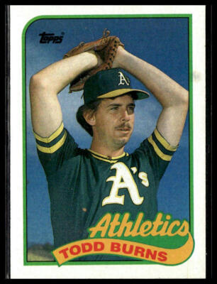 Todd Burns 1989 Topps Card #174