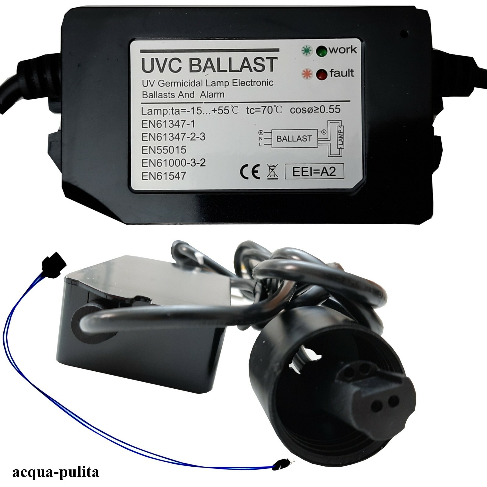 Alimentatore Professionale 30W per Lampade UV-C Sterilizzazione Acqua