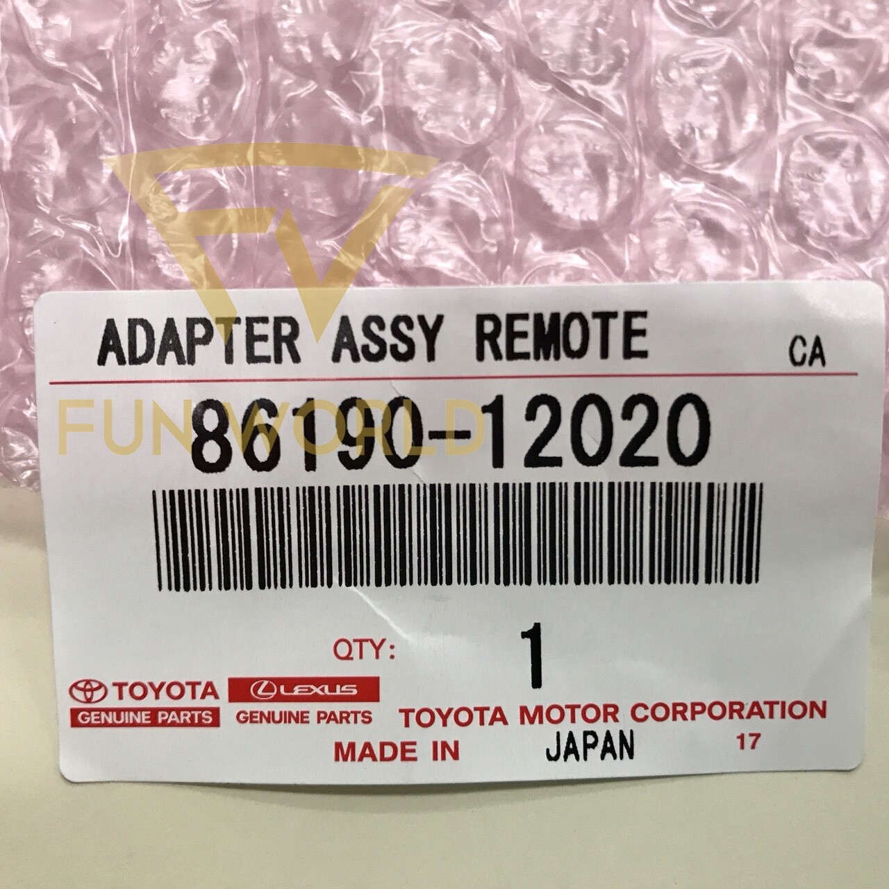 8619012020 Genuine Toyota Aux Adapter RAV4 tC xB Corolla 4Runner