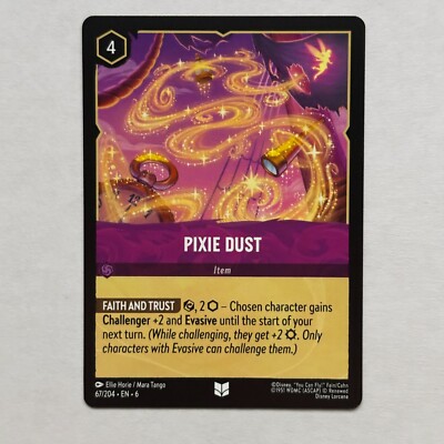 Pixie Dust 67/204 Disney Lorcana Azurite Sea Regular Uncommon Card NM