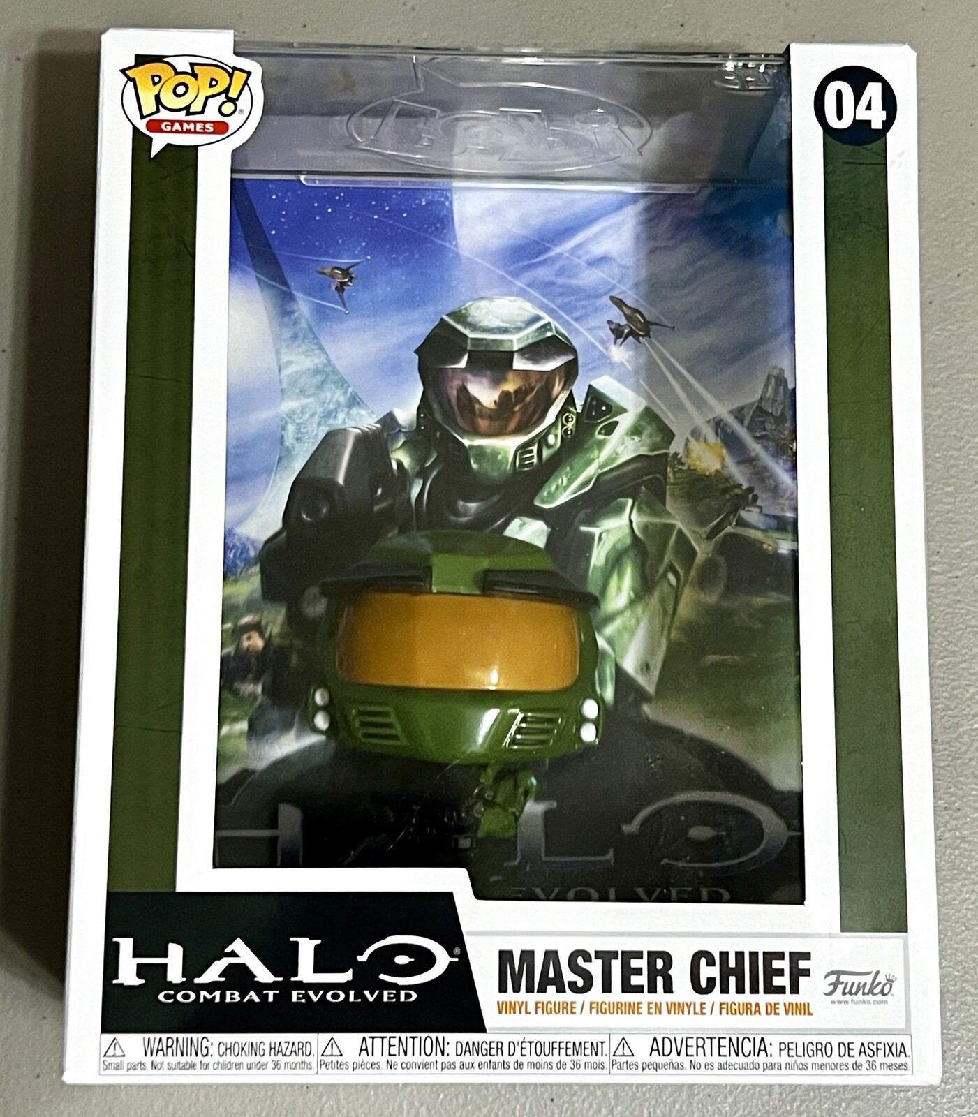 Halo: Combat Evolved Master Chief Gamestop Exclusive Funko Pop! Game Cover 04