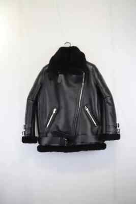 Acne Studios Leather Jacket in Black BNWT 32