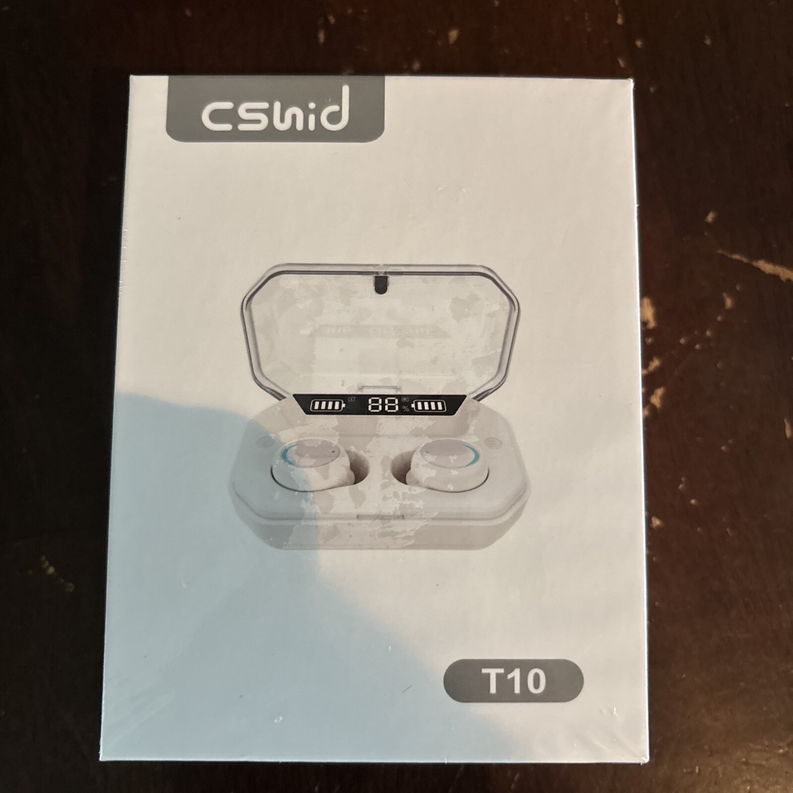 Wireless Bluetooth 5.0 Earbuds IPX7 Waterproof TWS with Deep Bass Stereo Sound-image